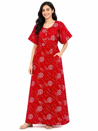 Indian night dress - night, cotton