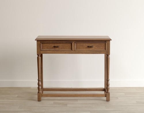 Oak console table with - table, two
