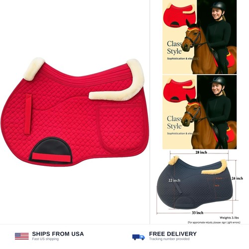 Universal english saddle pad - english,