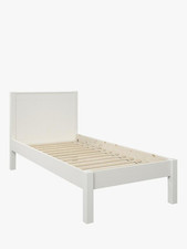 Stompa Classic Wooden Bed Frame, Single, White By John Lewis RRP £499