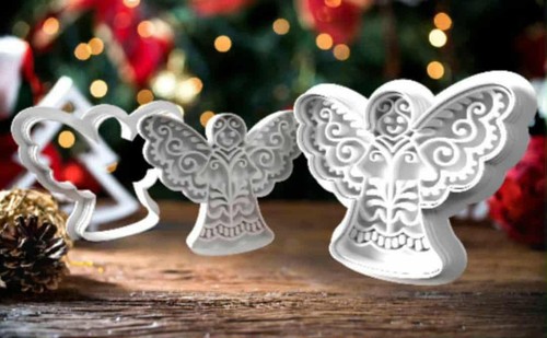Decorative snowflake cookie - decorative,