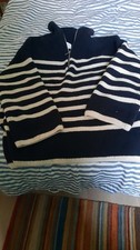 H&M striped black and white