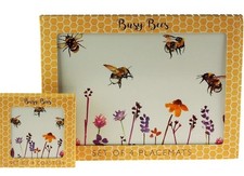 Set of 4 Busy Bumble Bee Place
