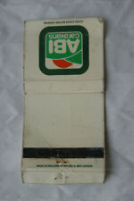 old Matchbook Cover - ABI Caravans