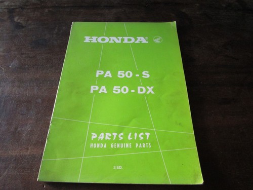 Honda dx pa50 pa50s - honda,