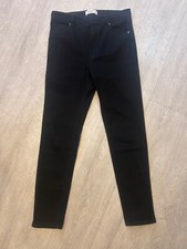 Pull and Bear black high wasted skinny jeans size 14