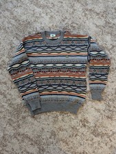 Lacoste 80s Vintage Christmas Jumper Sweater. Casual Indie Mod hip hop