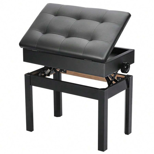 Adjustable piano stool faux - adjustable,