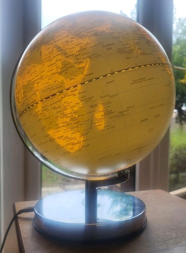 Wild wolf light up globe - light,