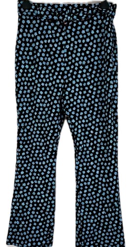 Primark black floral trousers - primark,