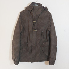 Protest Geotech Series 10K Snowboarding Skiing Jacket Coat, Brown Size 12 Medium