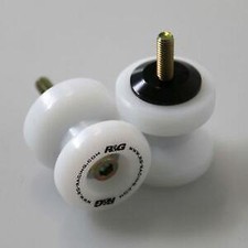 R&G M8 Cotton Reels White Suzuki Bandit 1200 1996 - 2006