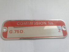 MGBGT V8 COMMISSION PLATE