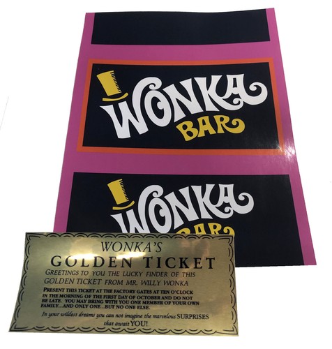 Willy wonka chocolate - willy, wrapper
