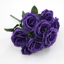 10 Heads Silk Rose Artificial