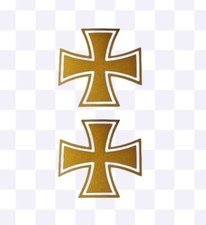 2 x Iron Cross Maltese Cross