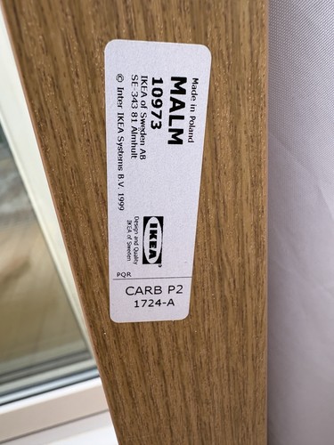 Malm single bed - single, oak