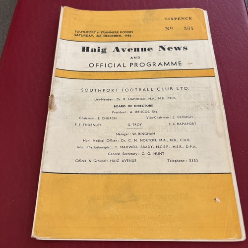 Southport tranmere 1966 67 - southport,