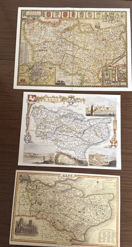 Old antique historic maps - x,