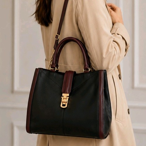Modalu black leather shoulder - modalu,