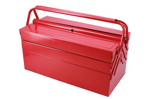 Steel cantilever tool box - steel, 5