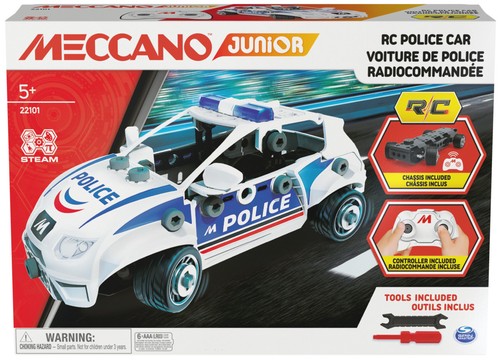 Meccano junior police car - junior,, rc