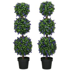Set of 2 Artificial Lavender