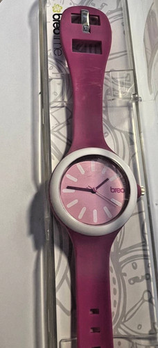 Breo watch pink silicone strap - pink,