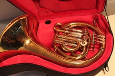 French horn with - with, and
