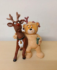 Bad Taste Bears Rudolph Christmas Drunk Figure Limited Edition - See Description