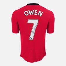 Michael Owen Signed Manchester United Shirt 2009-10 Home [7]