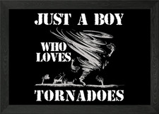 Meteorologist Tornado Framed