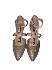 Womens Primark Gold Glittery