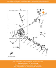 YAMAHA Clamp, 90465-08277 OEM