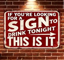 Funny Vintage Bar Decor Man