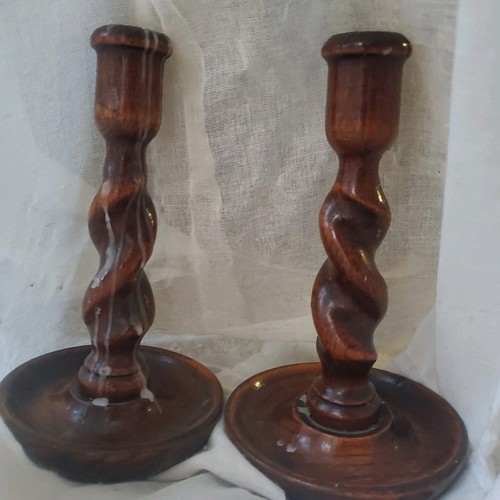 Pair atq english oak barley - oak,