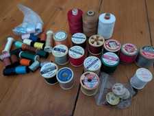 Job Lot Of Vintage Cotton Reel