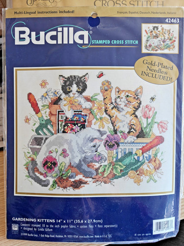 Bucilla gardening kittens - bucilla,