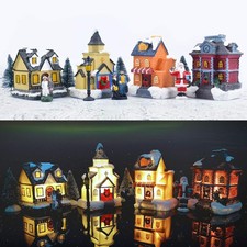 12 PCS Christmas Village