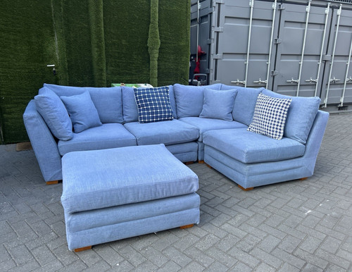 Multiyork blue fabric corner - blue,