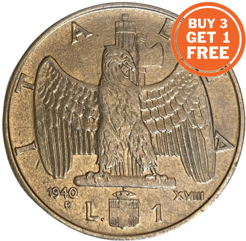 Italian lire vittorio - 1,