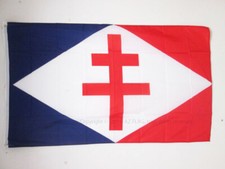 FREE FRENCH NAVAL FORCES FLAG 3' x 5' - FORCES OF FRANCE FLAGS 90 x 150 cm - BAN