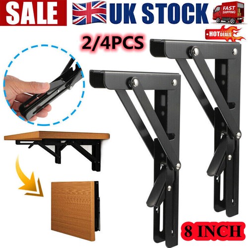 4pcs folding shelf brackets - folding,