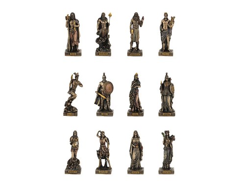 Set twelve greek roman - set,