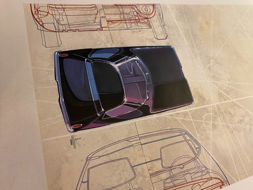 Syd mead 31x15 1960s print - mead,