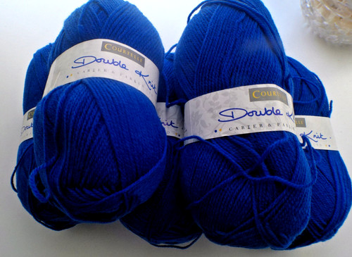 Knitting yarn courtelle - yarn, double