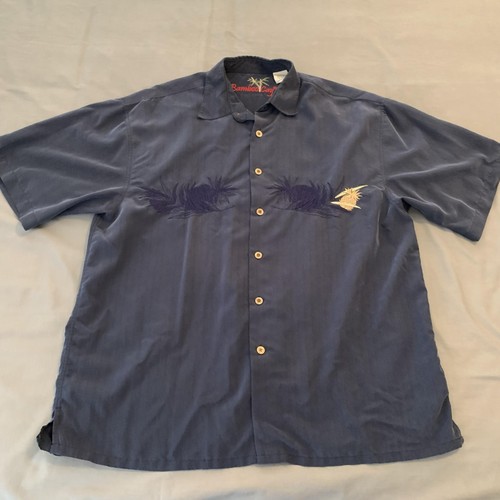 Bamboo cay shirt mens large - mens,