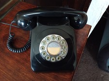 Old Fashioned Style Telephone Landline Phone Black Retro Prop Vintage Phone