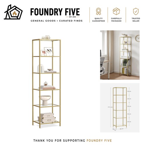Sturdy tier glass shelf - 6,