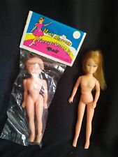 Two vintage dolls MATCHBOX LESNEY 1974 & 1 MIB miss success teenage dress up 